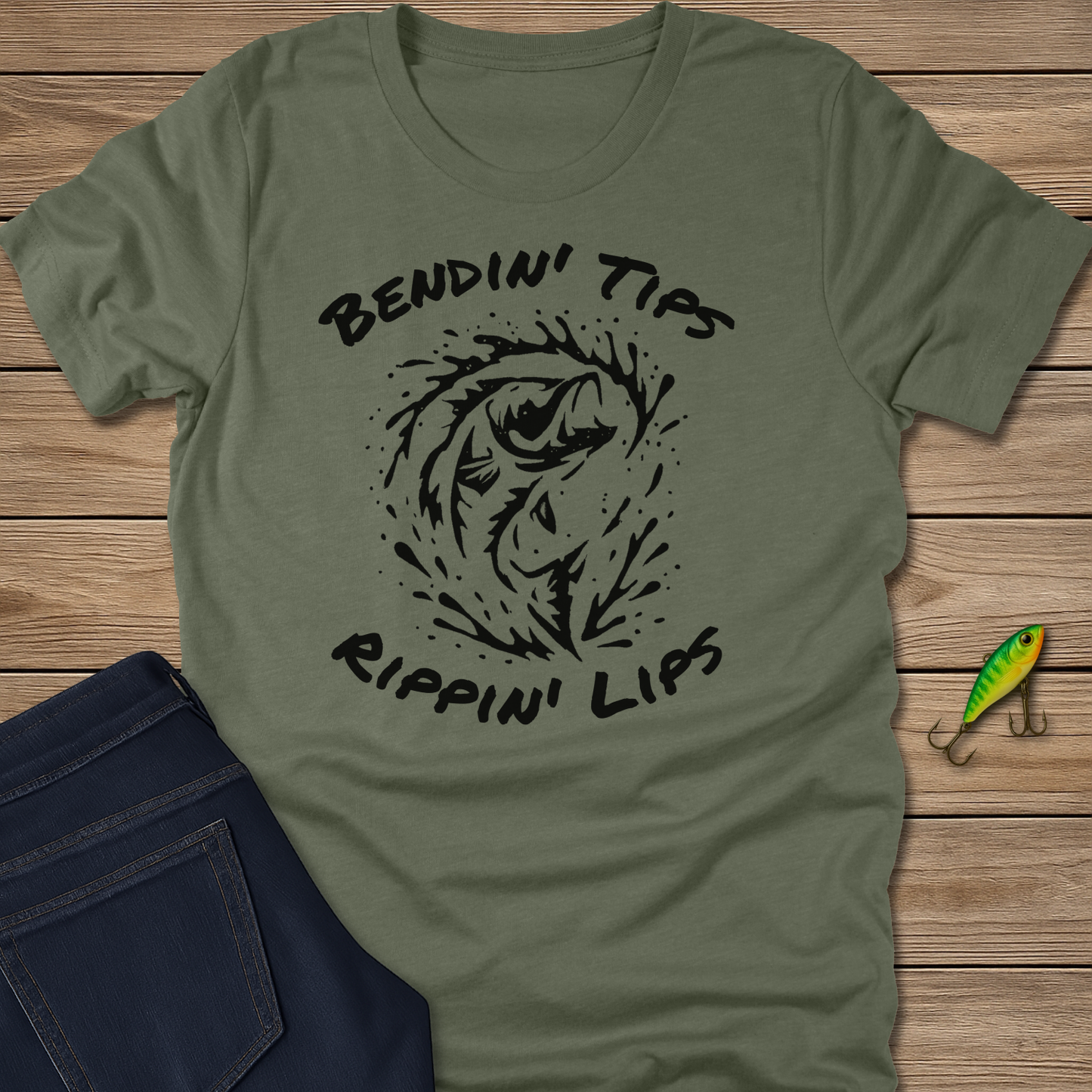 Bendin Tips, Rippin Lips Tee