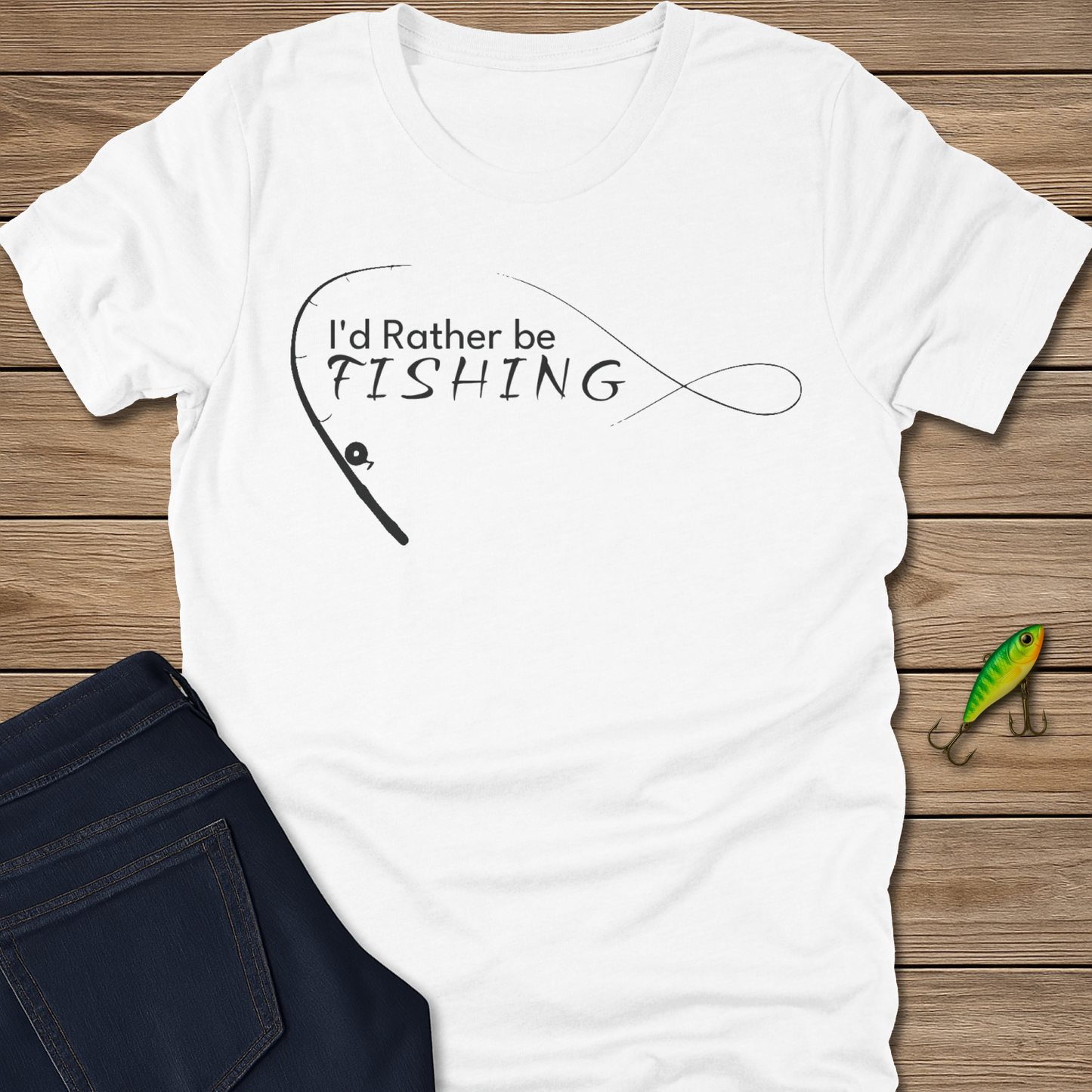 Rather Be Fishing Tee