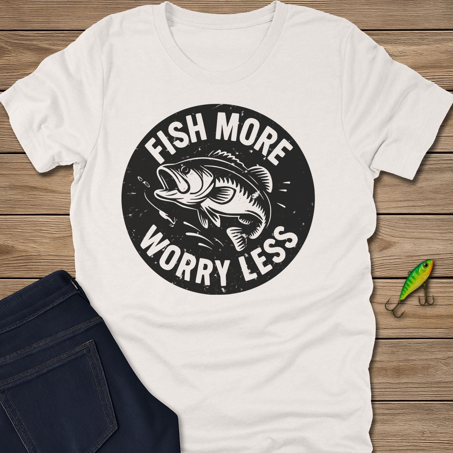 Fish More Bass Tee