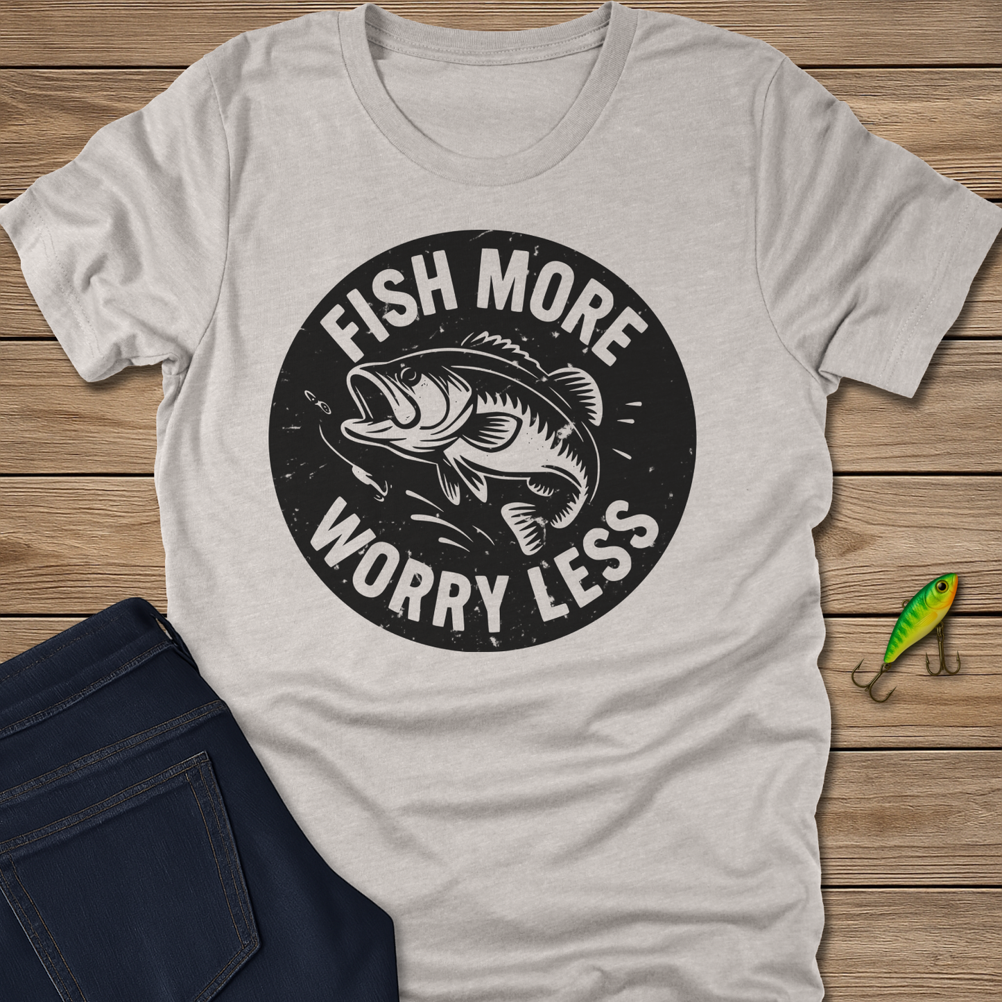 Fish More Bass Tee