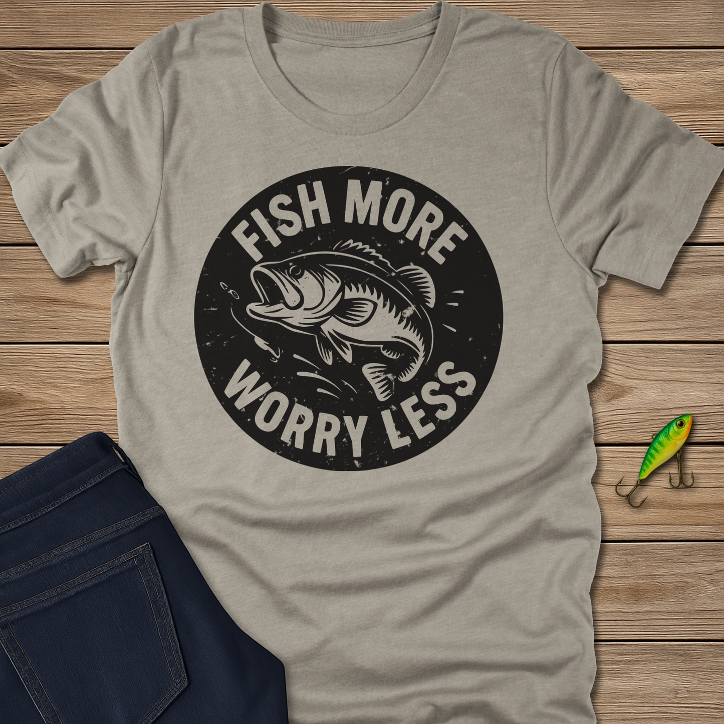Fish More Bass Tee