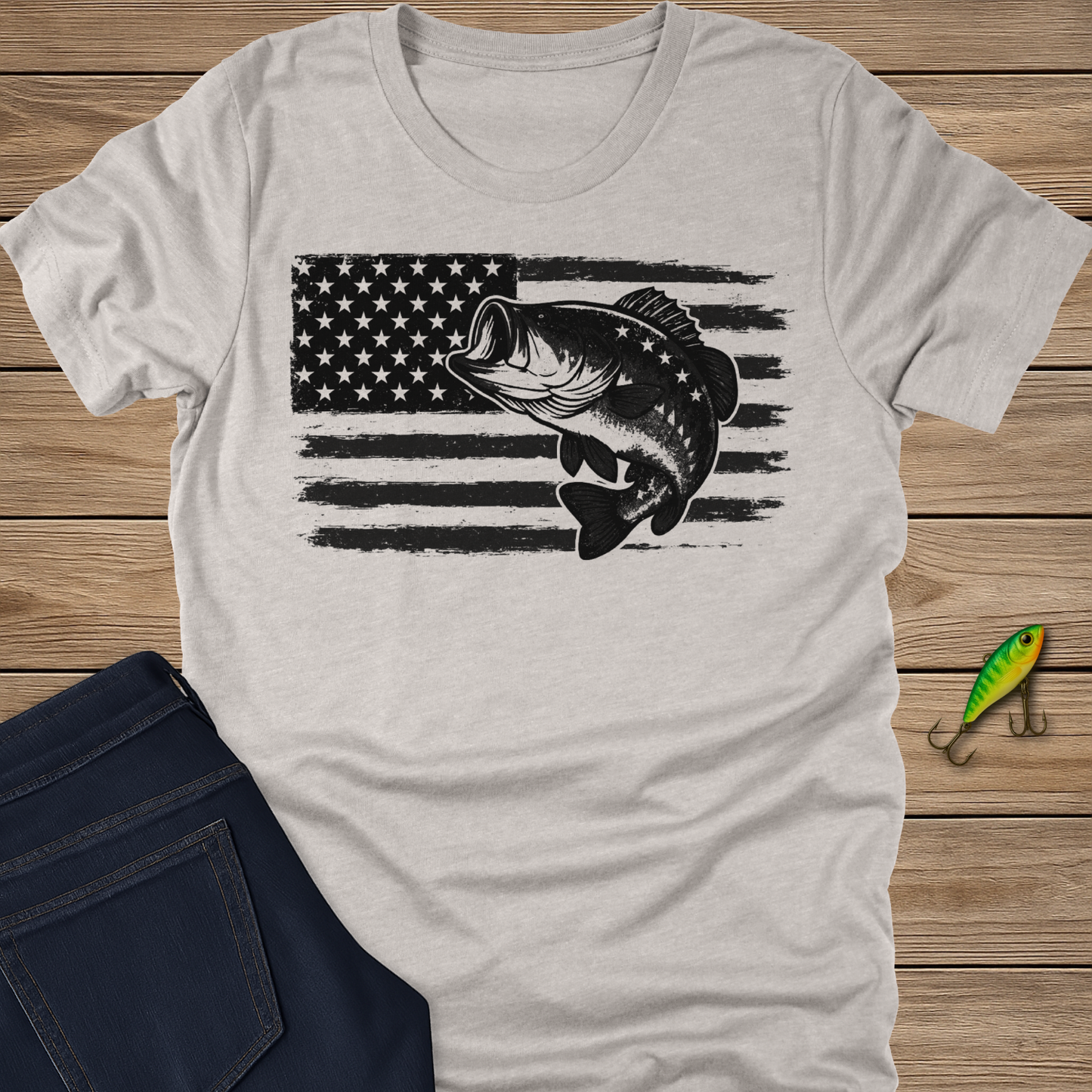 Stars & Bass Tee - Black