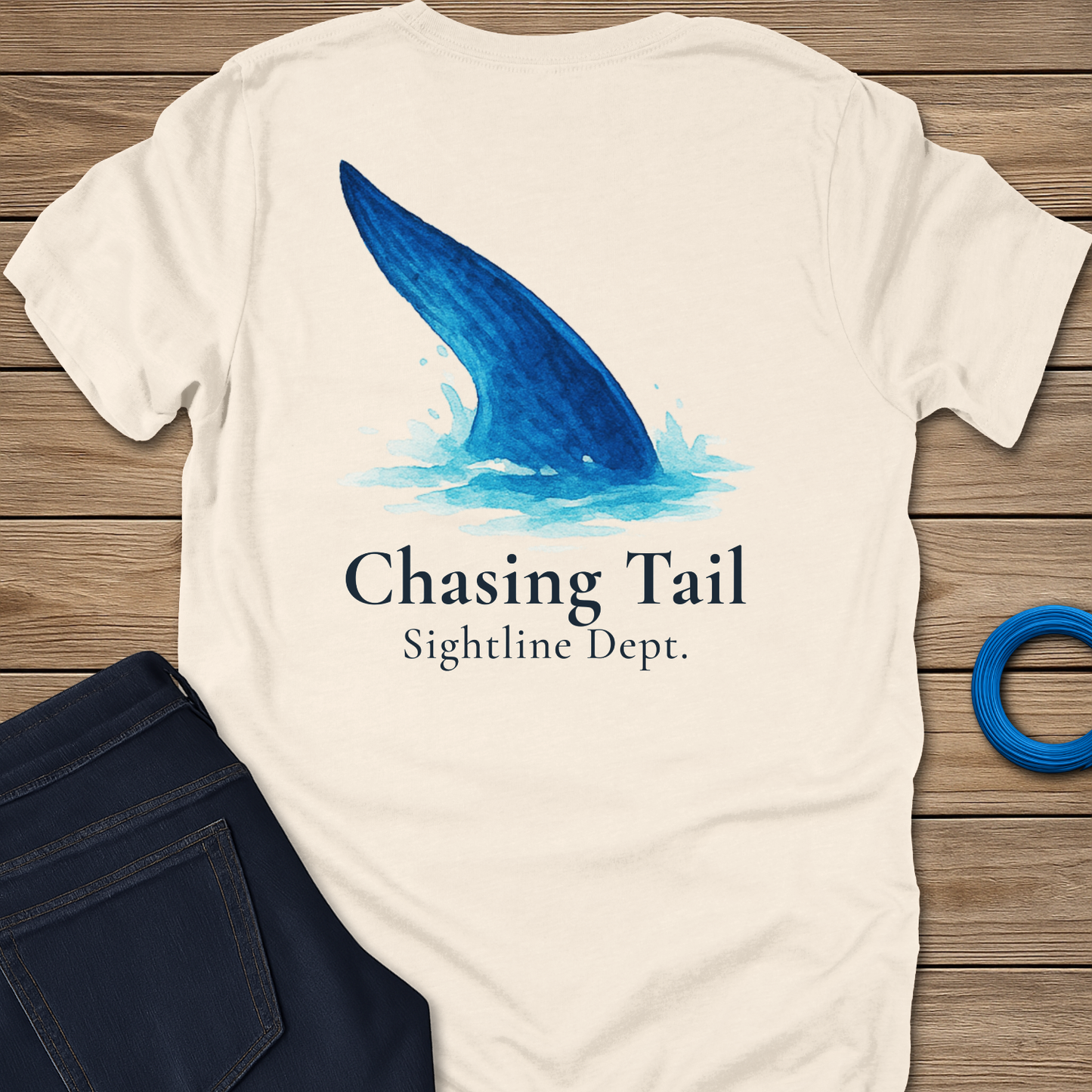 Chasing Tail Tee - Blue