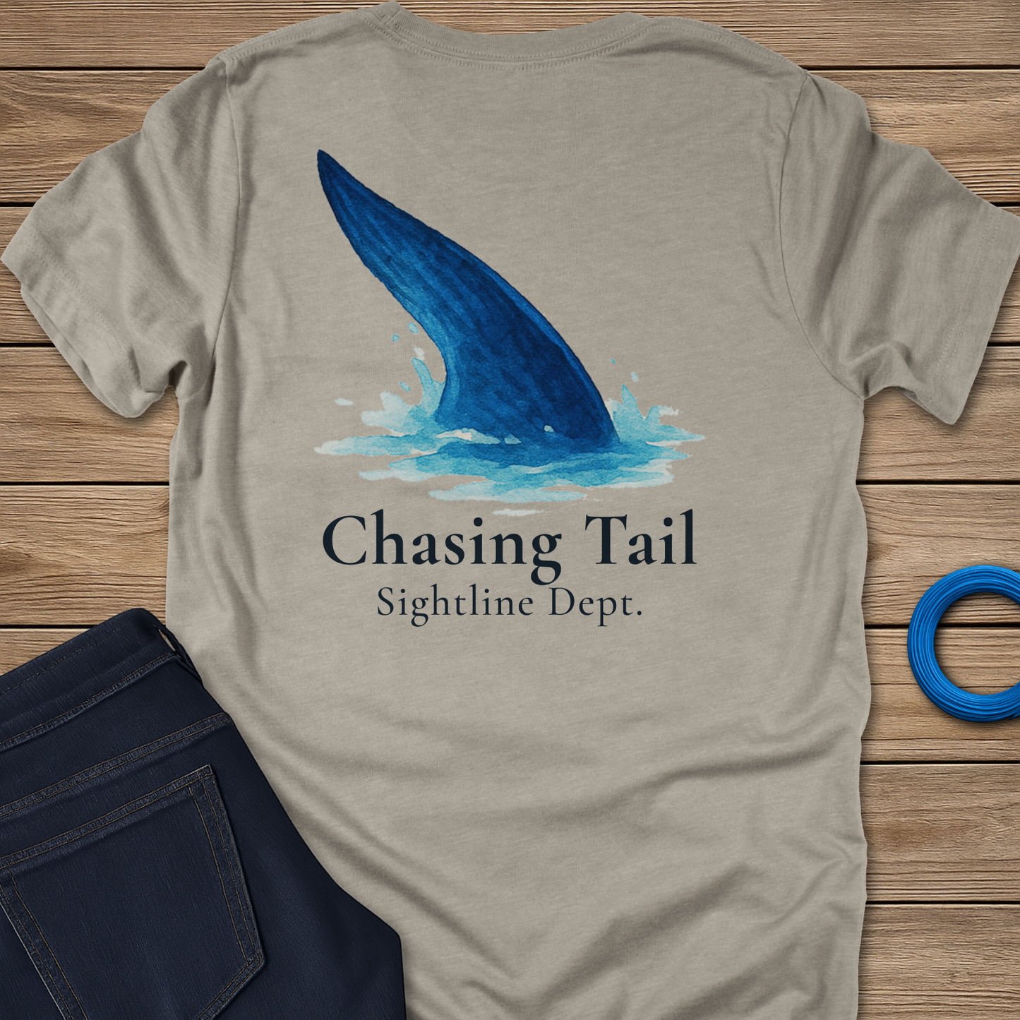 Chasing Tail Tee - Blue