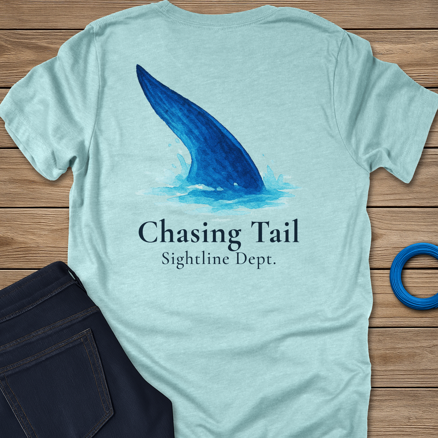 Chasing Tail Tee - Blue