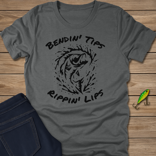 Bendin Tips, Rippin Lips Tee