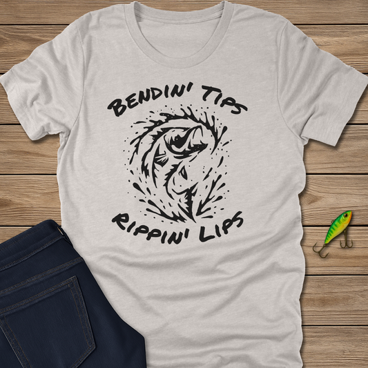 Bendin Tips, Rippin Lips Tee