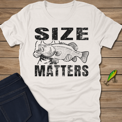 Size Matters fishing T-shirt