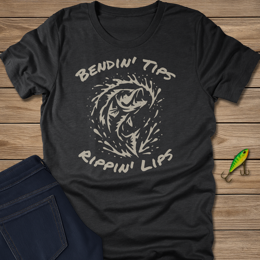 Bendin Tips, Rippin Lips Tee