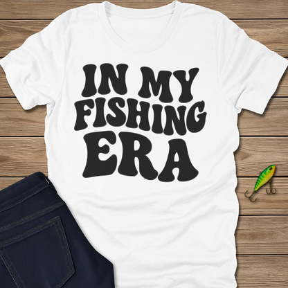 Fishing Era fishing T-shirt in Heather Slate