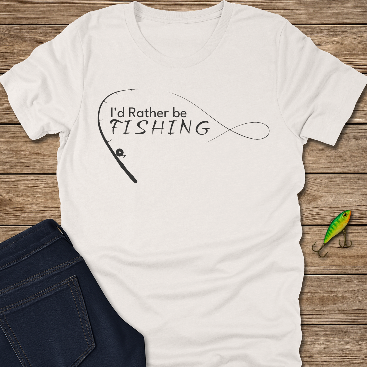 Rather Be Fishing Tee