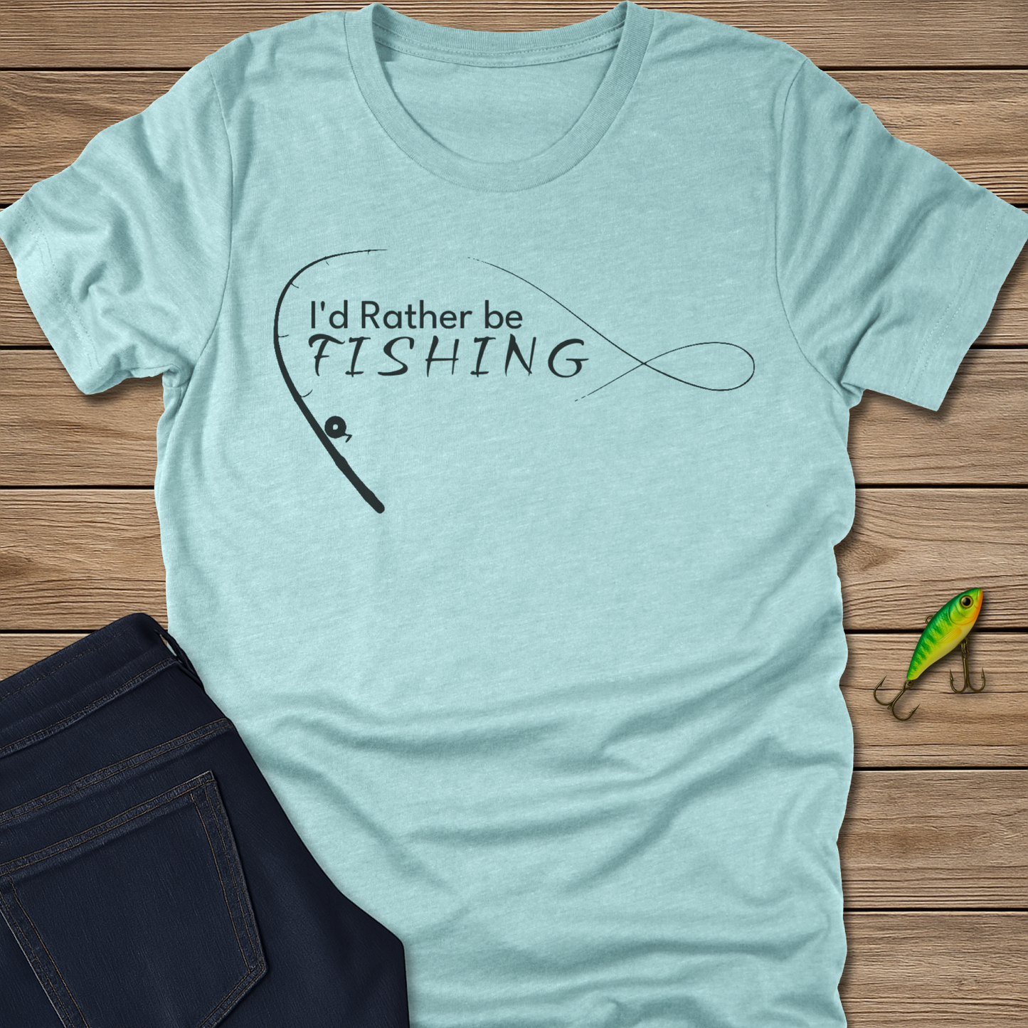 Rather Be Fishing Tee