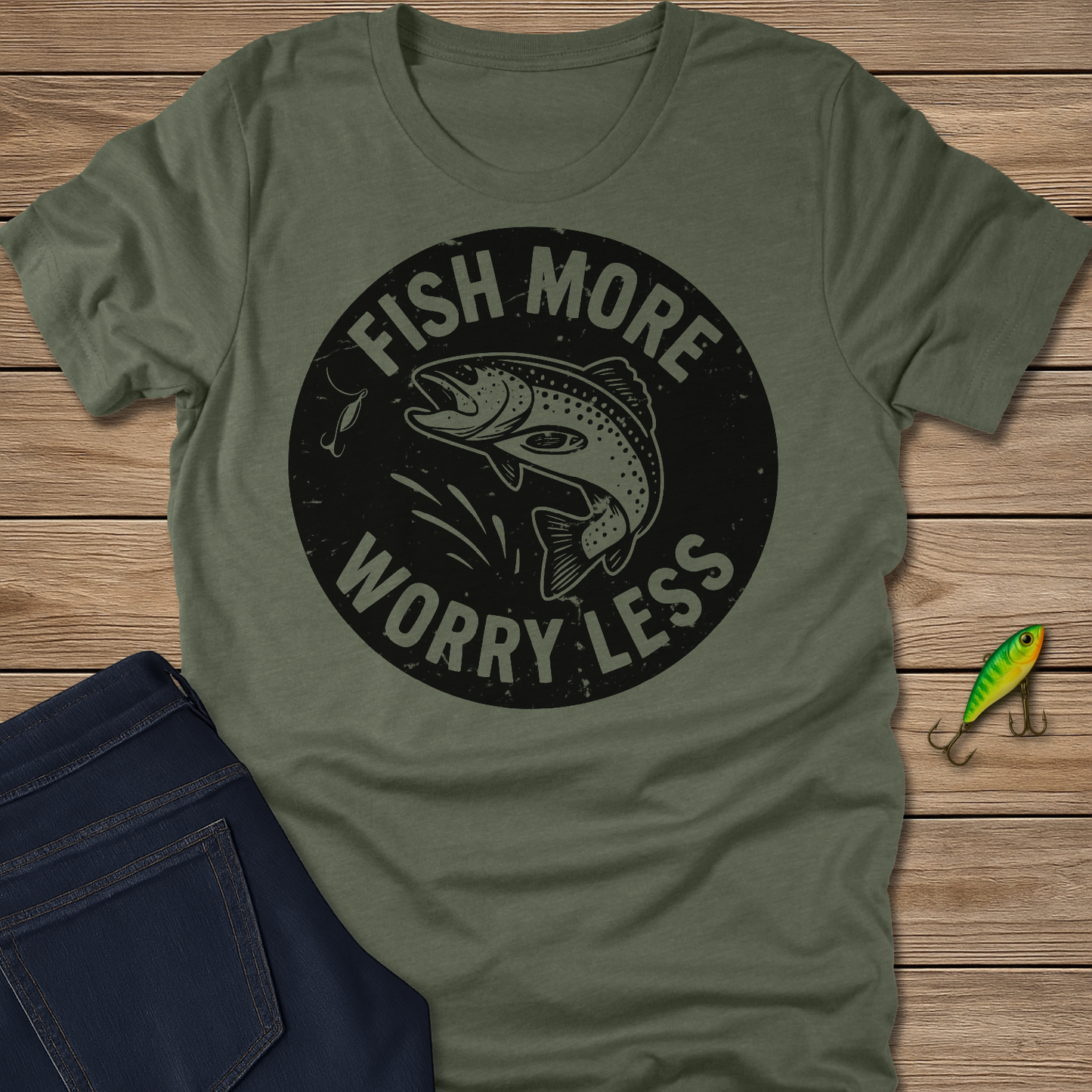 Fish More Trout Tee