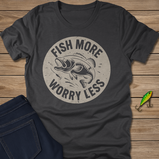 Fish More Bass Tee
