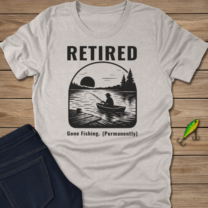 Retired: Gone Fishing fishing T-shirt