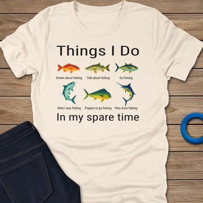 Things I Do Saltwater fishing T-shirt