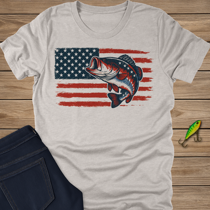 Stars & Bass fishing T-shirt