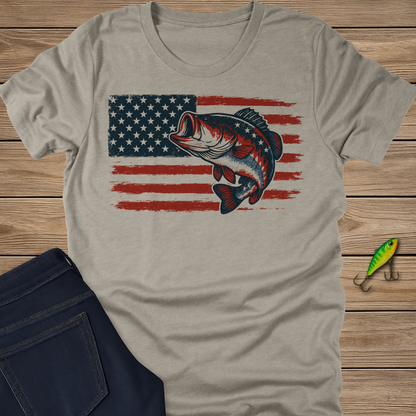 Stars & Bass fishing T-shirt