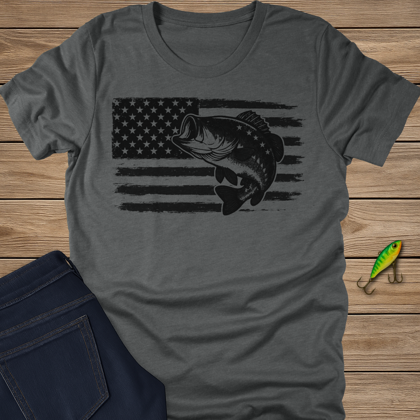 Stars & Bass Tee - Black