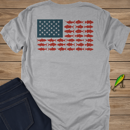 Salt. Stars. Stripes. fishing T-shirt