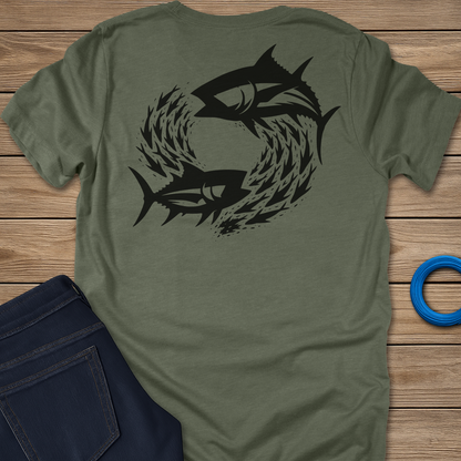 Circle of Death fishing T-shirt