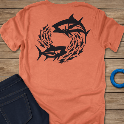 Circle of Death fishing T-shirt