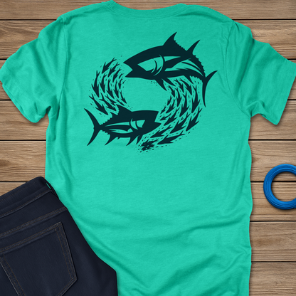 Circle of Death fishing T-shirt