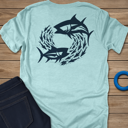 Circle of Death fishing T-shirt
