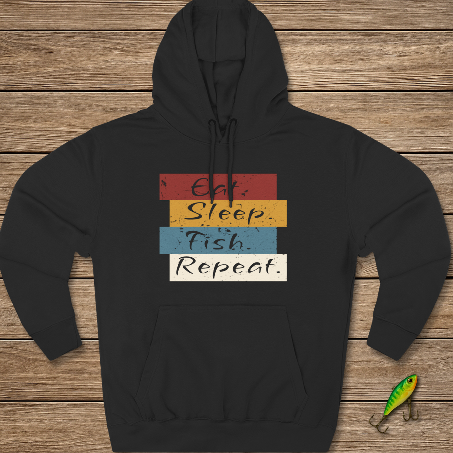 Eat Sleep Fish Hoodie
