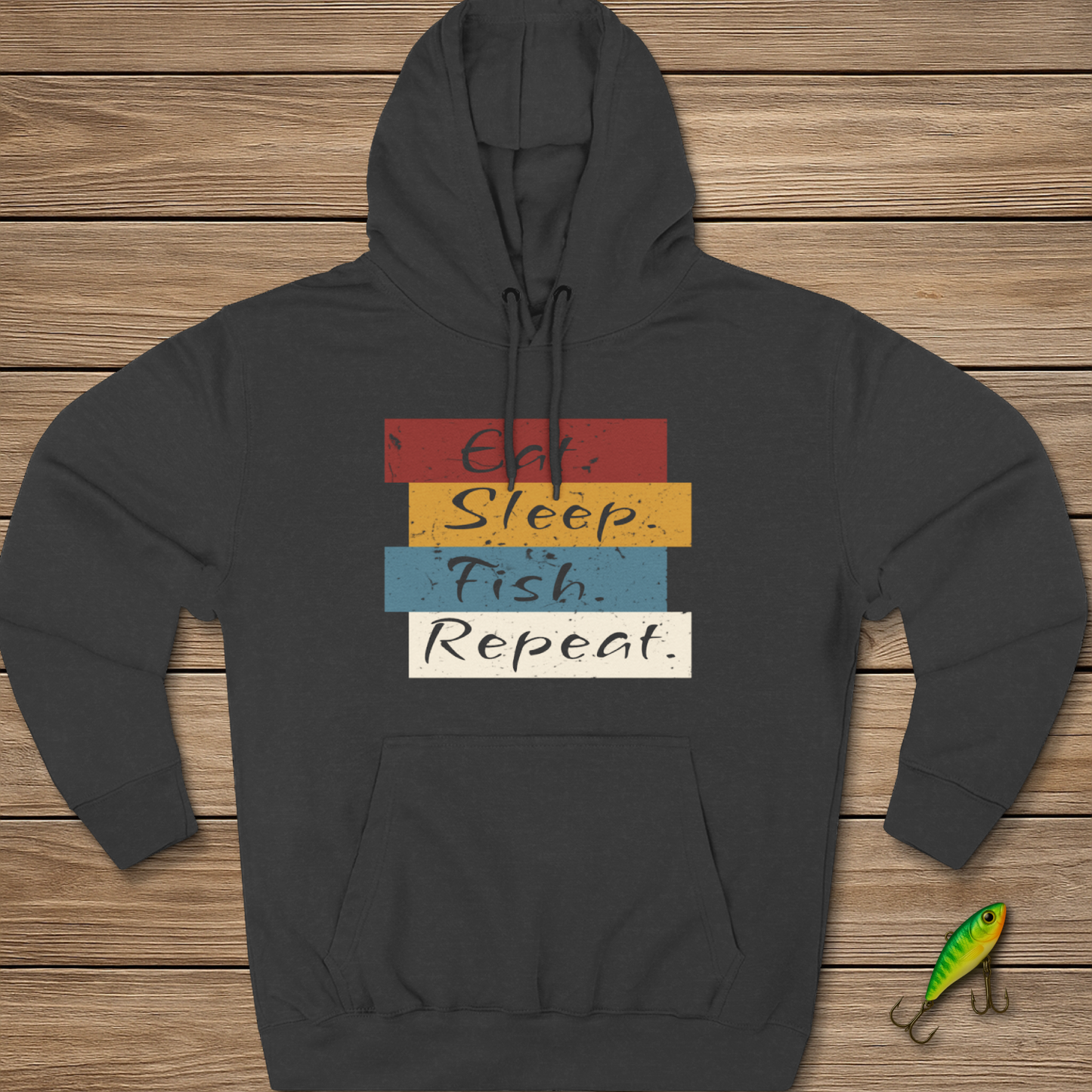 Eat Sleep Fish Hoodie