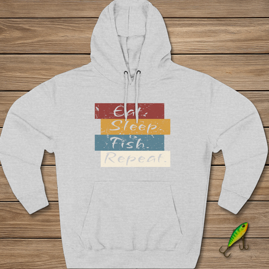 Eat Sleep Fish Hoodie