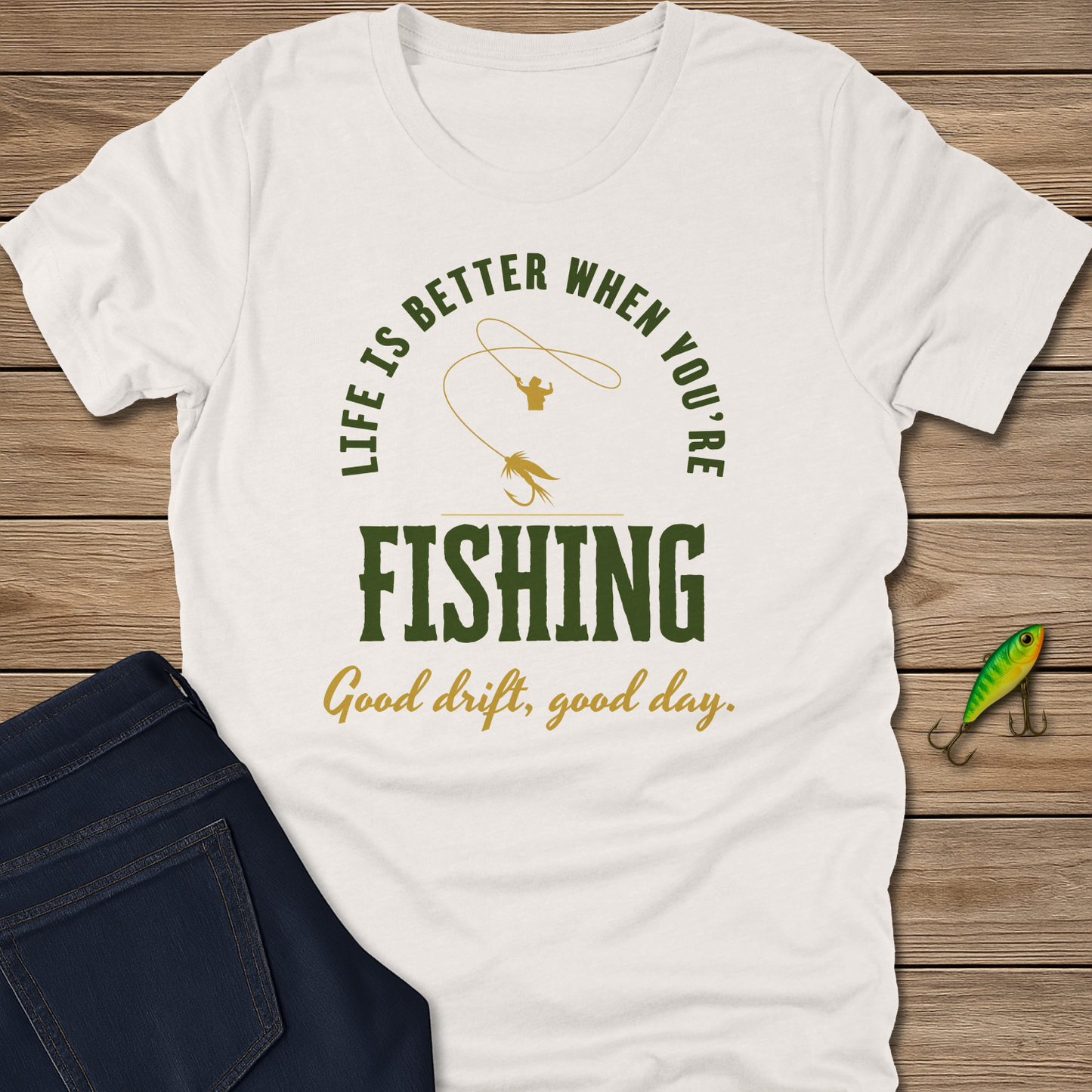 Life Is Better Fishing Trout Tee