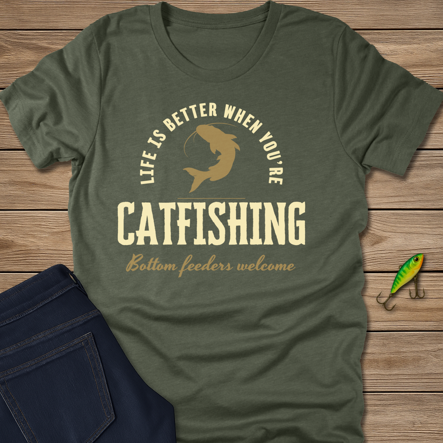 Life Is Better Catfishing Tee