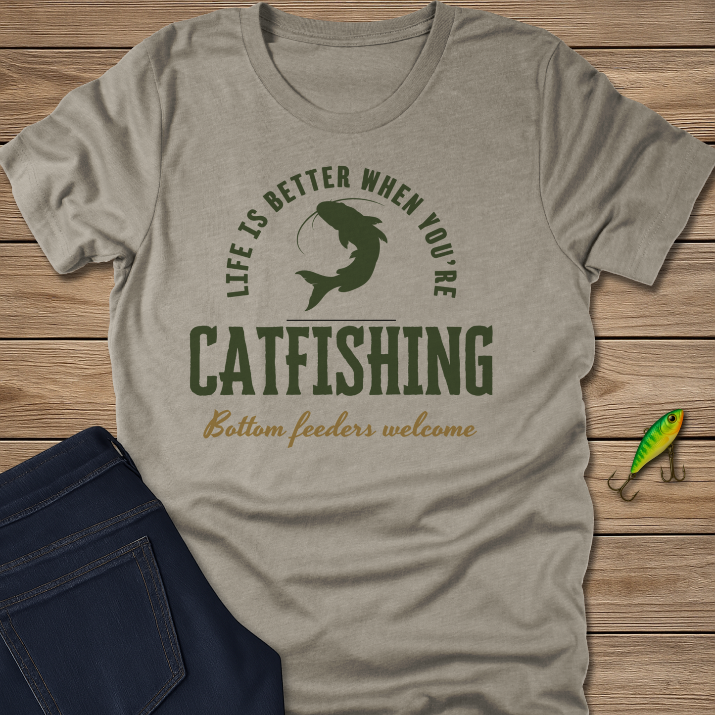Life Is Better Catfishing Tee
