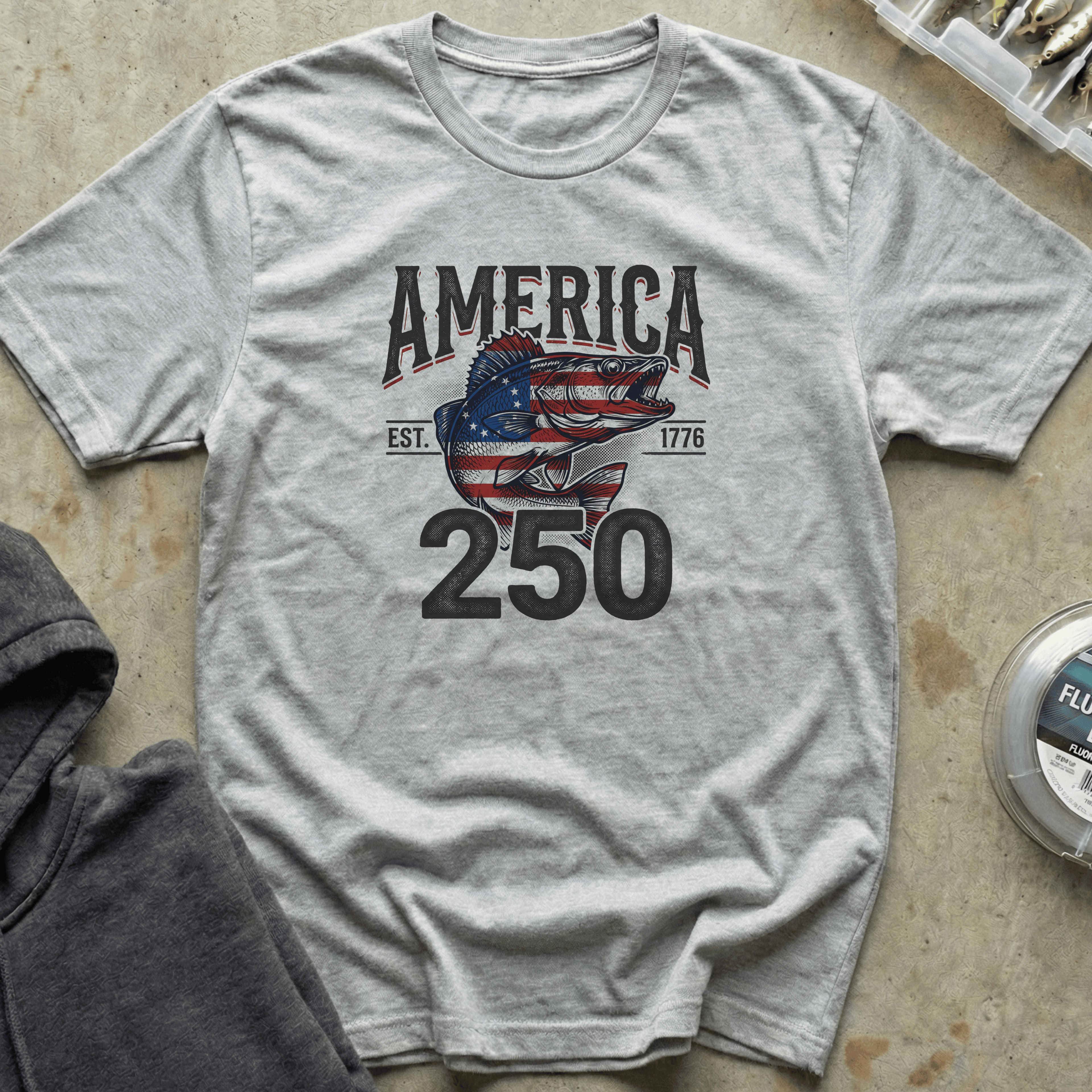 America 250 Walleye Tee