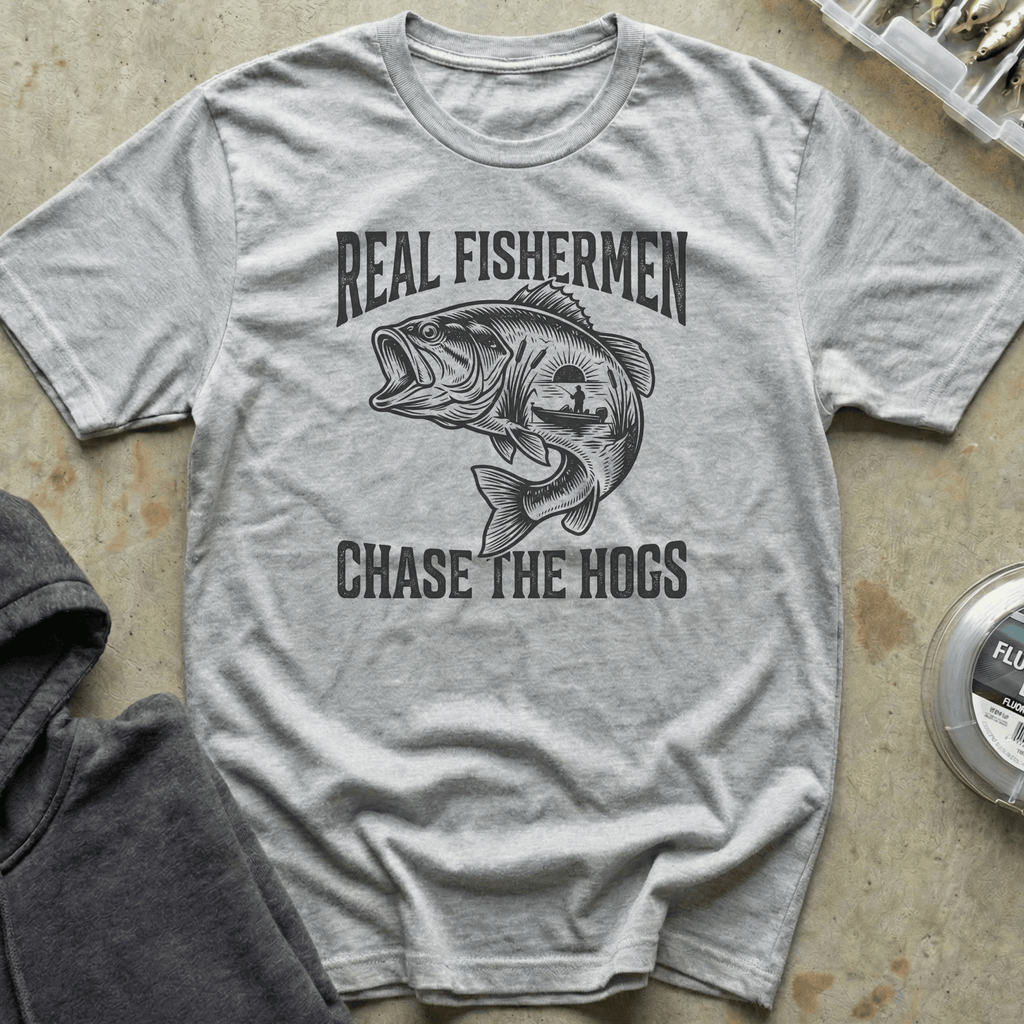 Real Fishermen: Chase Hogs Tee