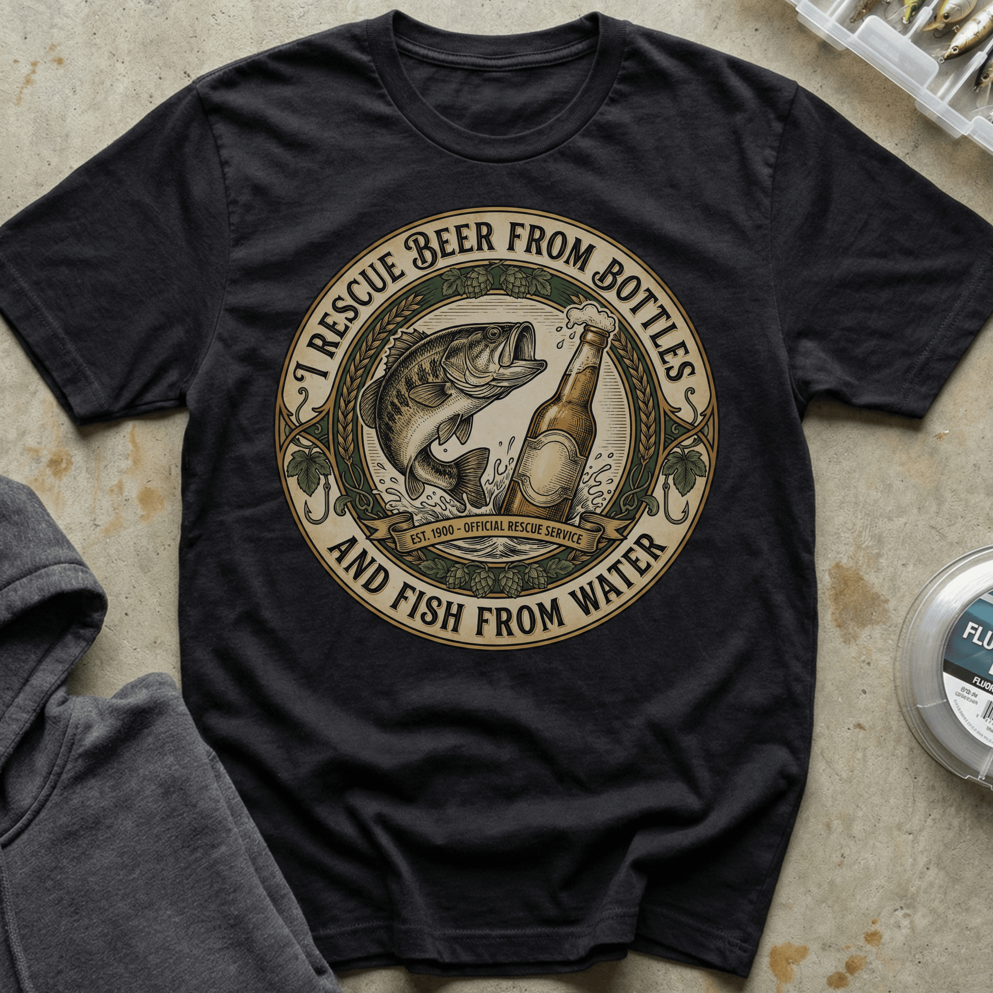 Rescue Beer & Fish IV Tee