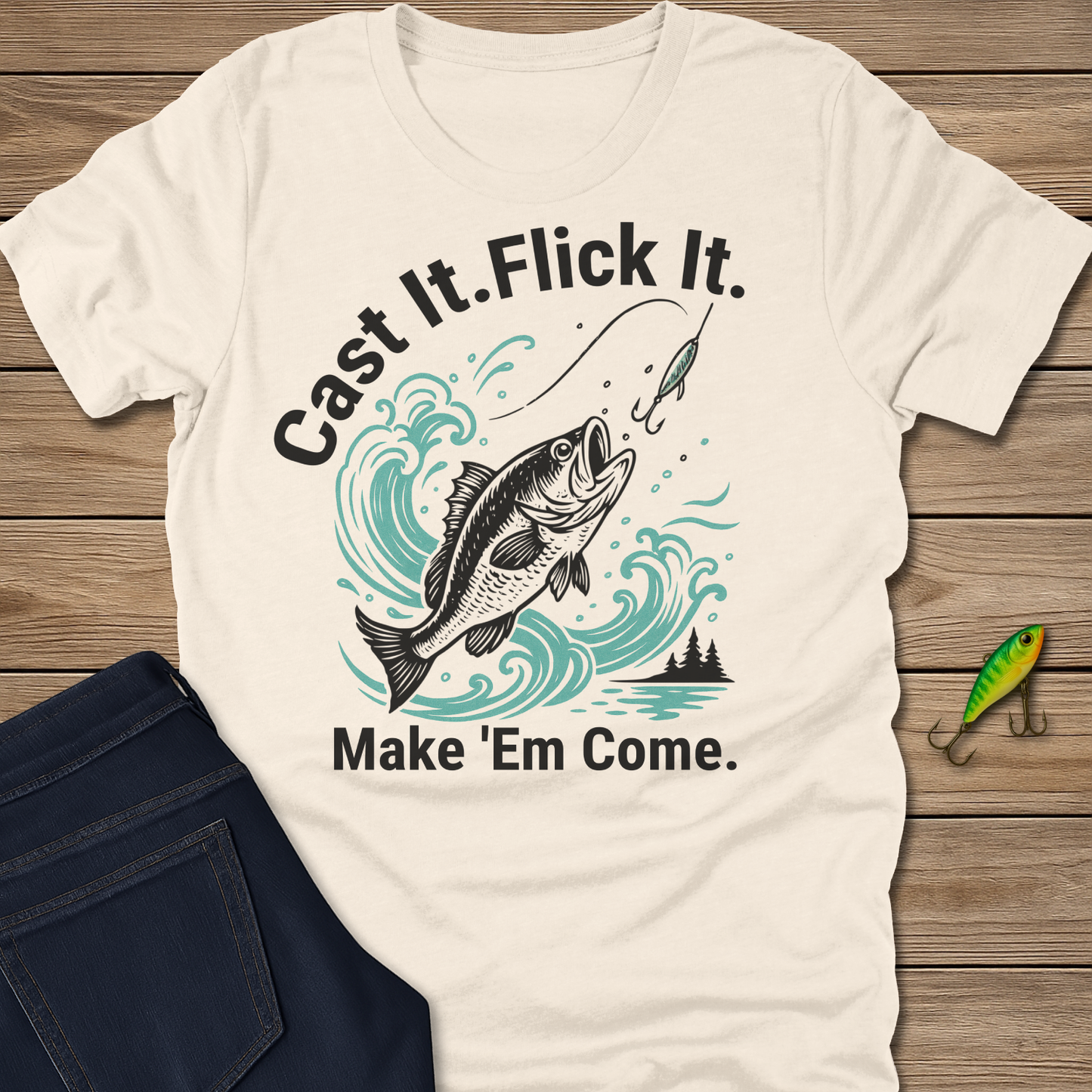 Cast It. Flick It. Tee