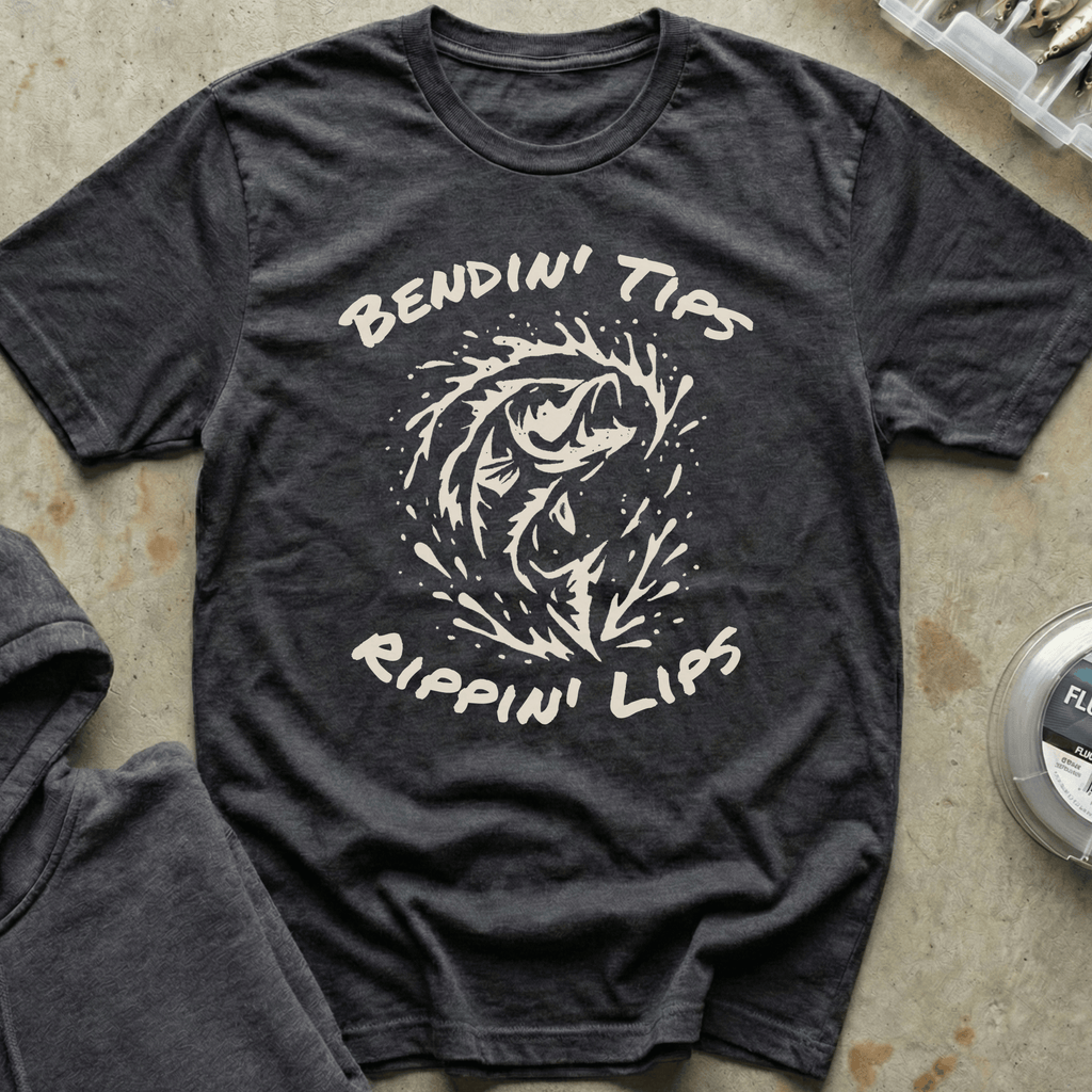 Bendin Tips, Rippin Lips Tee
