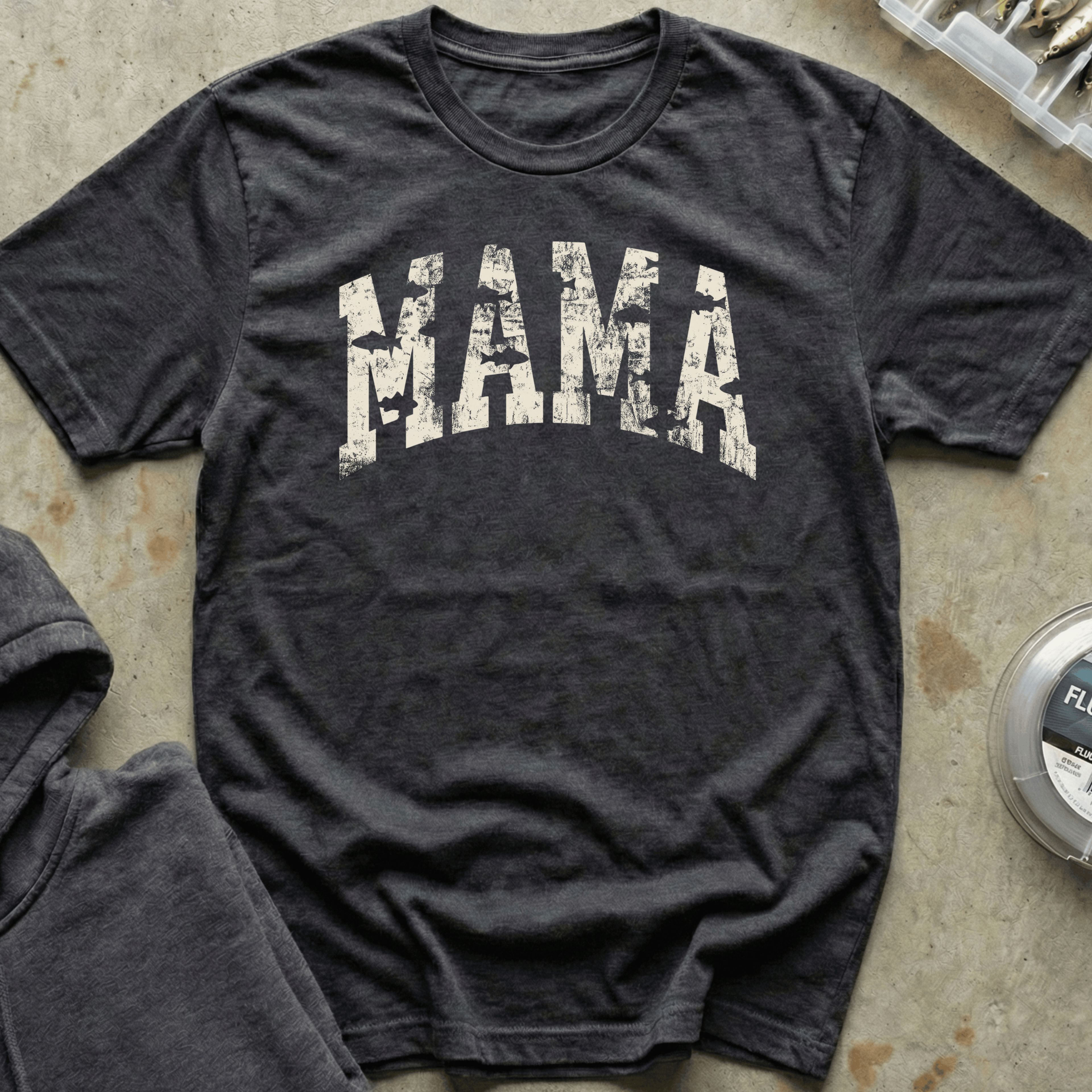 Varsity Fishing Mama Tee
