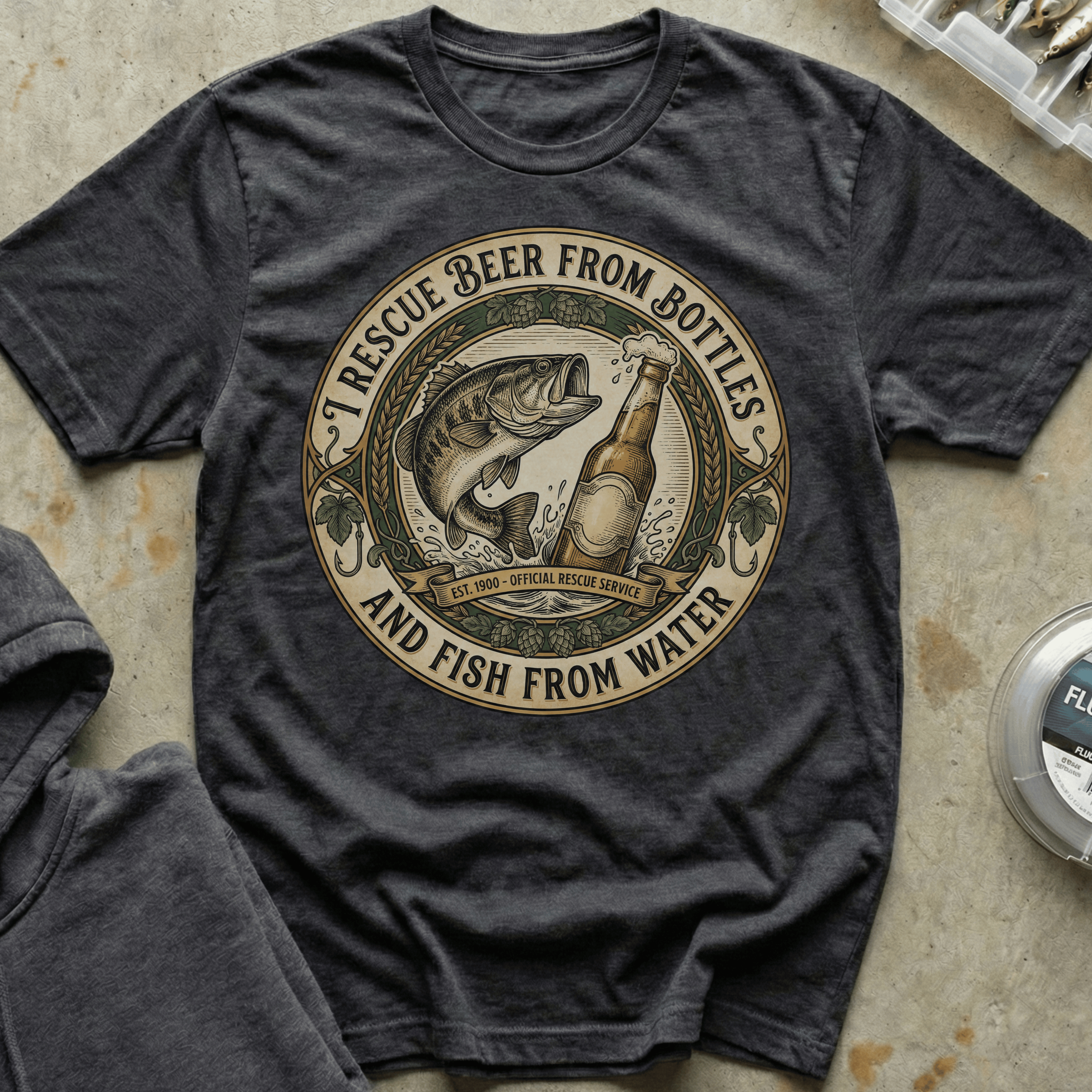 Rescue Beer & Fish IV Tee
