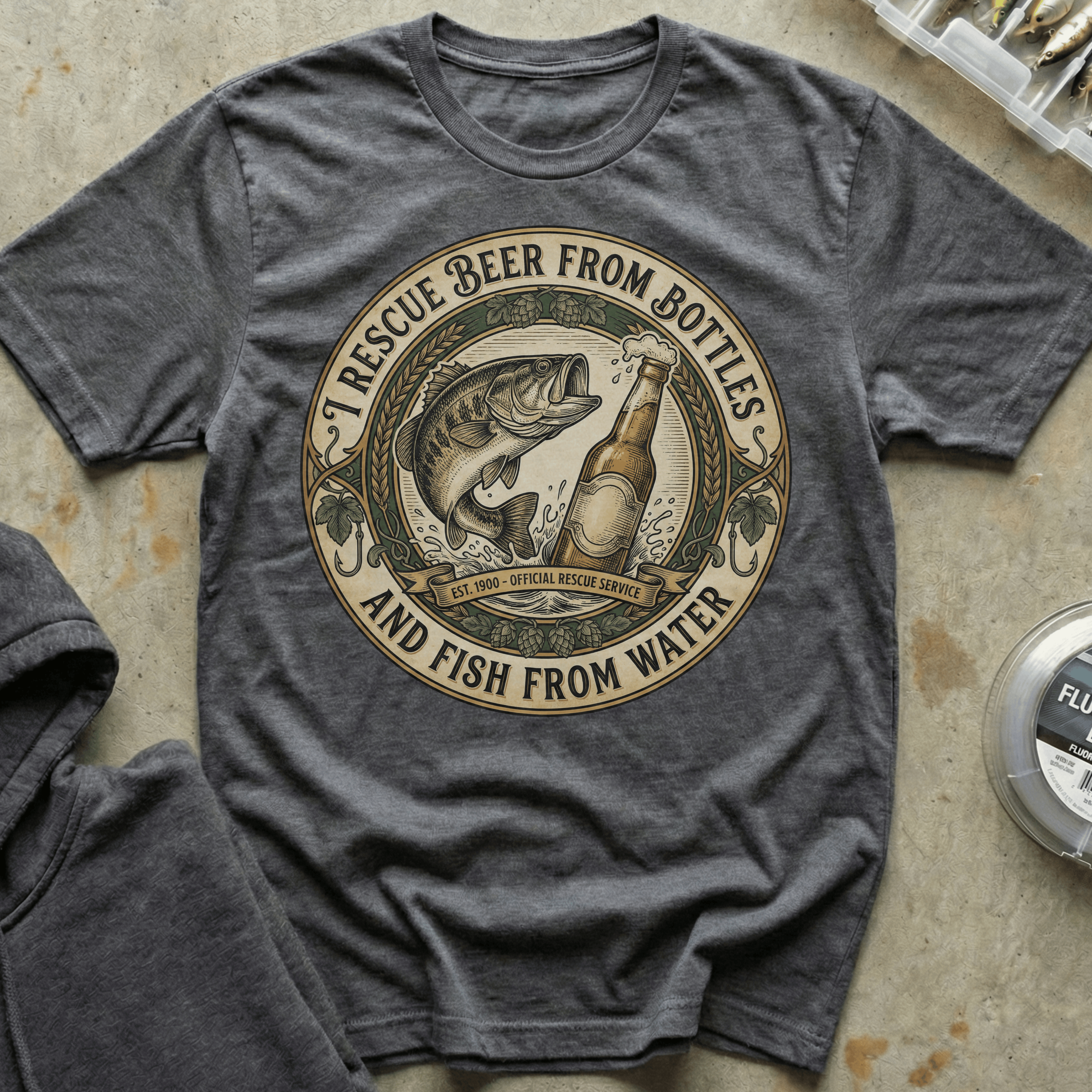 Rescue Beer & Fish IV Tee