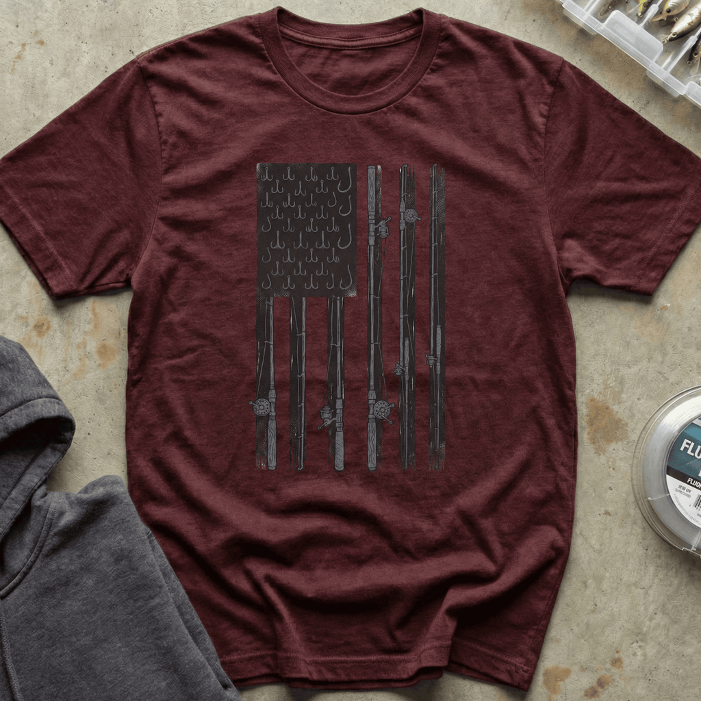 Red, White, and Rods Tee