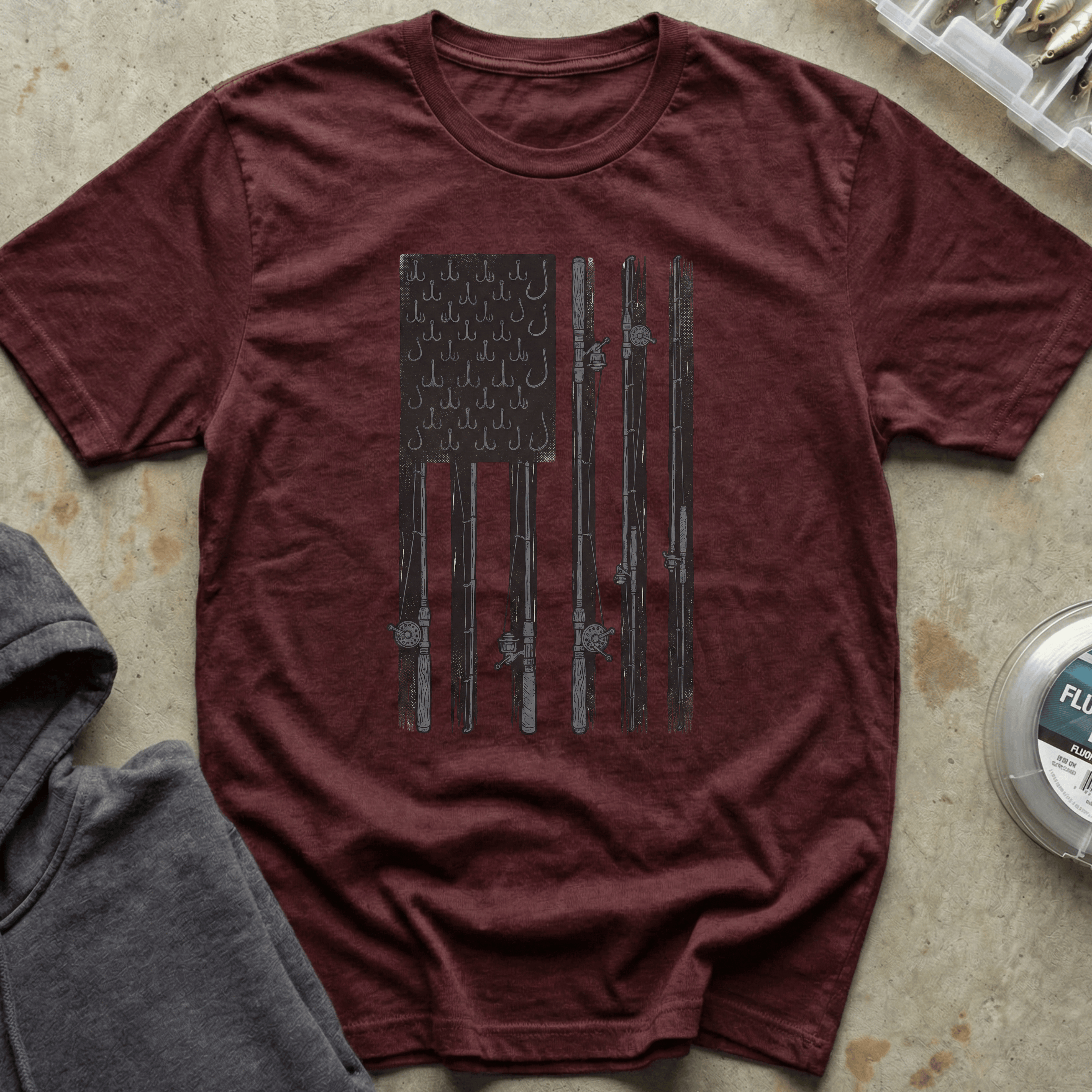 Red, White, and Rods Tee