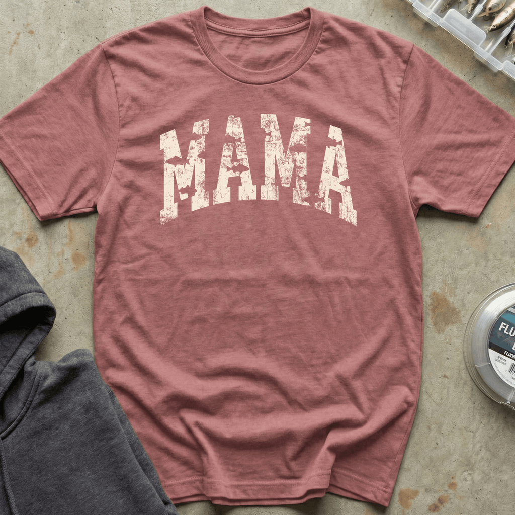 Varsity Fishing Mama Tee