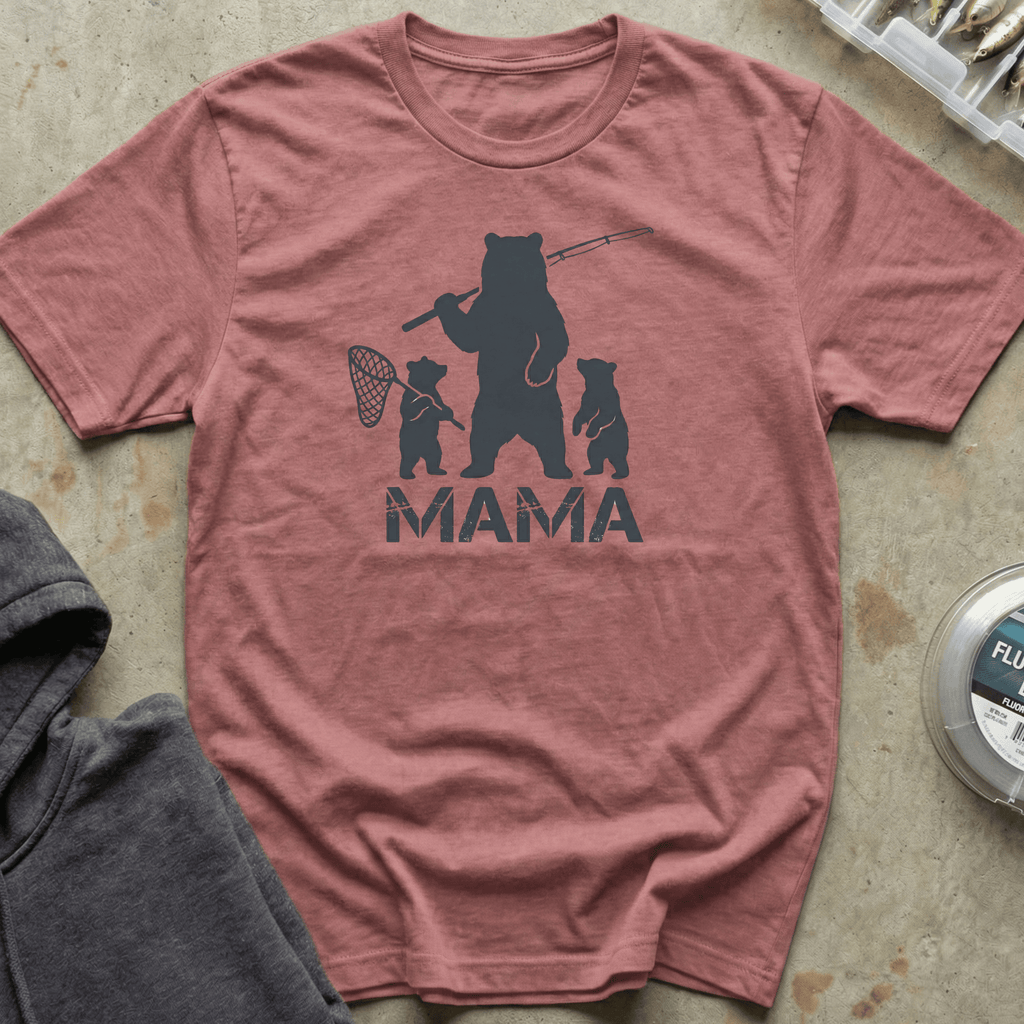 Mama Bear Fishing Tee