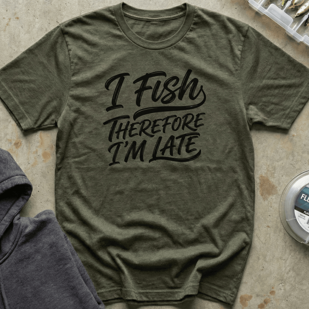 I Fish, I'm Late Tee