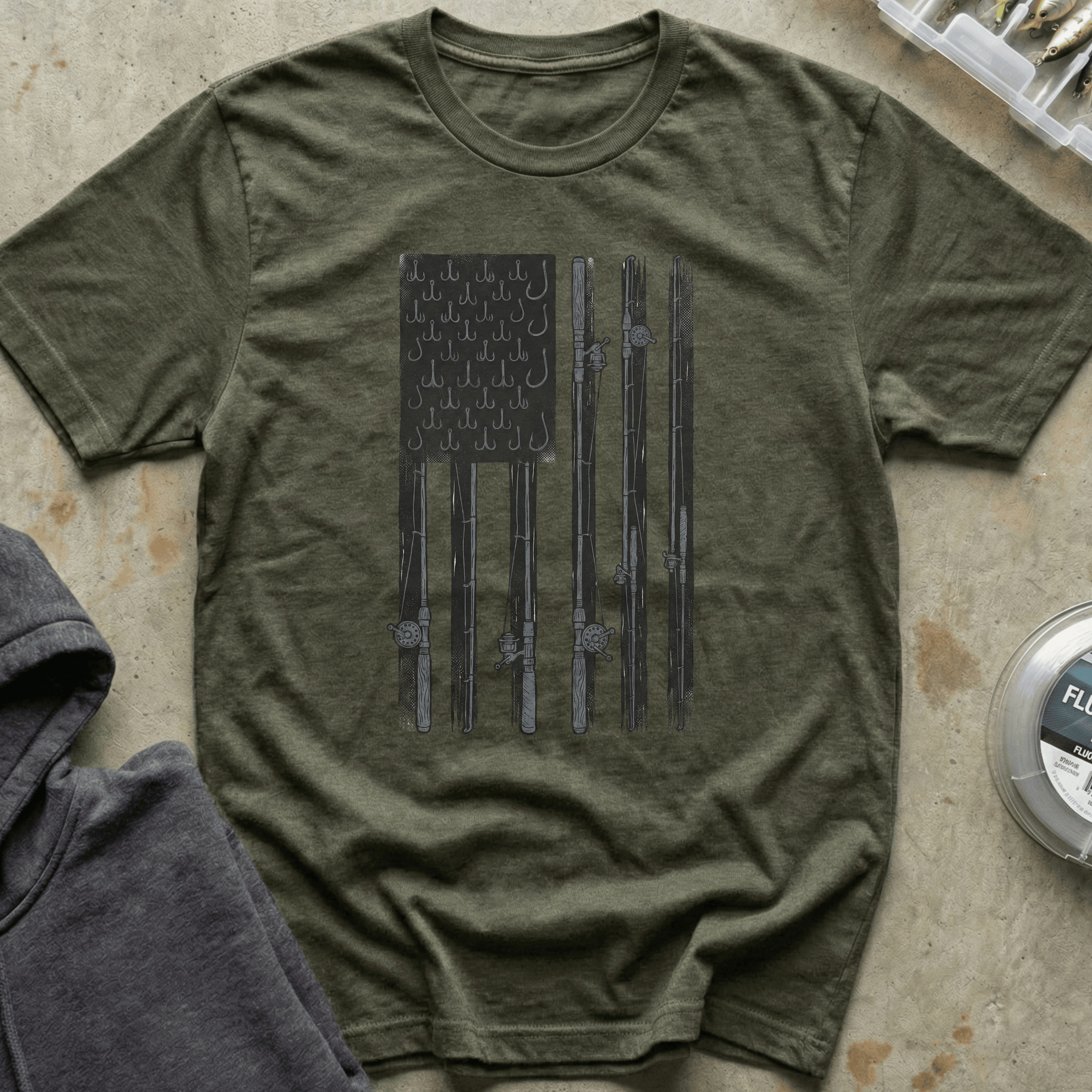 Red, White, and Rods Tee