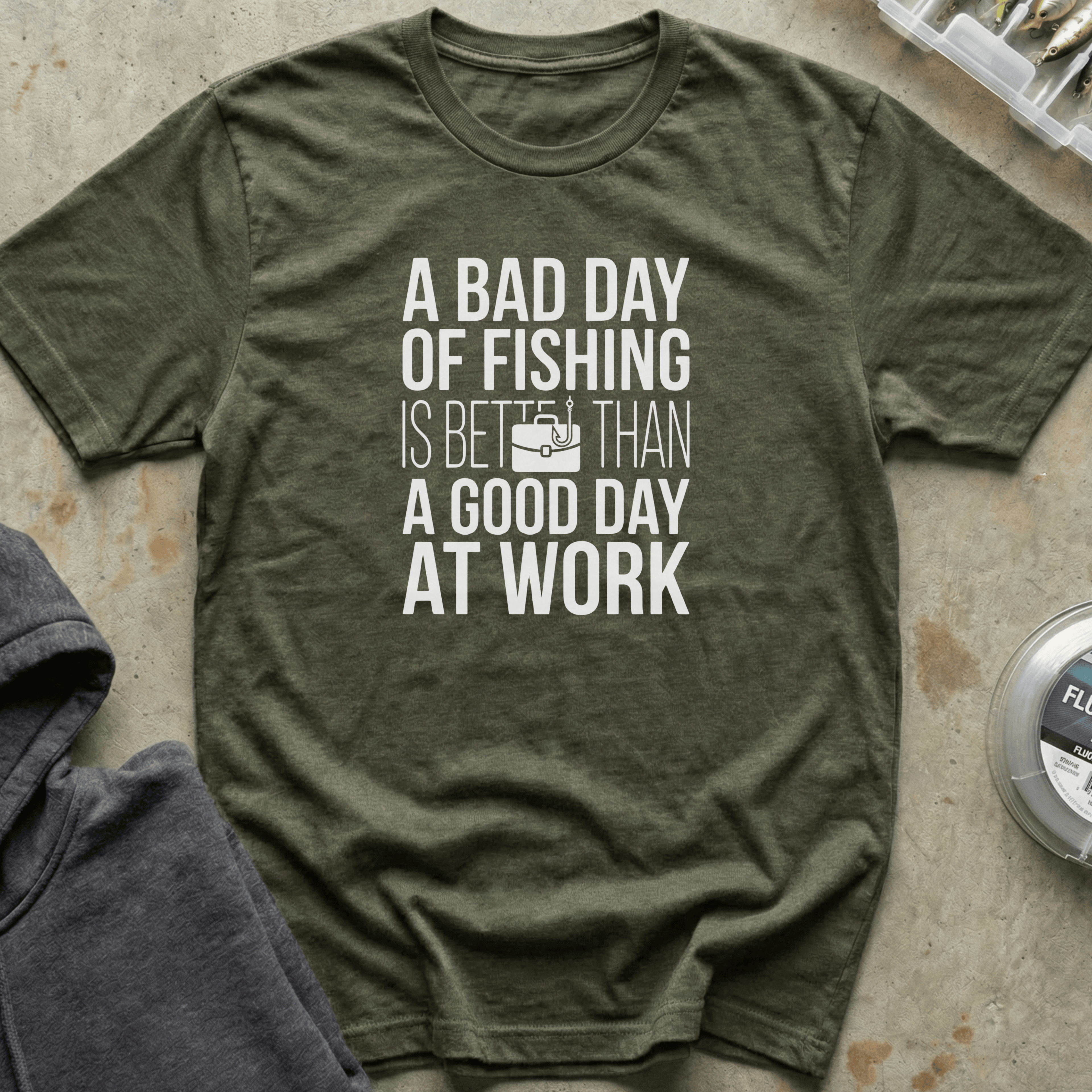 A Bad Day Fishing Tee