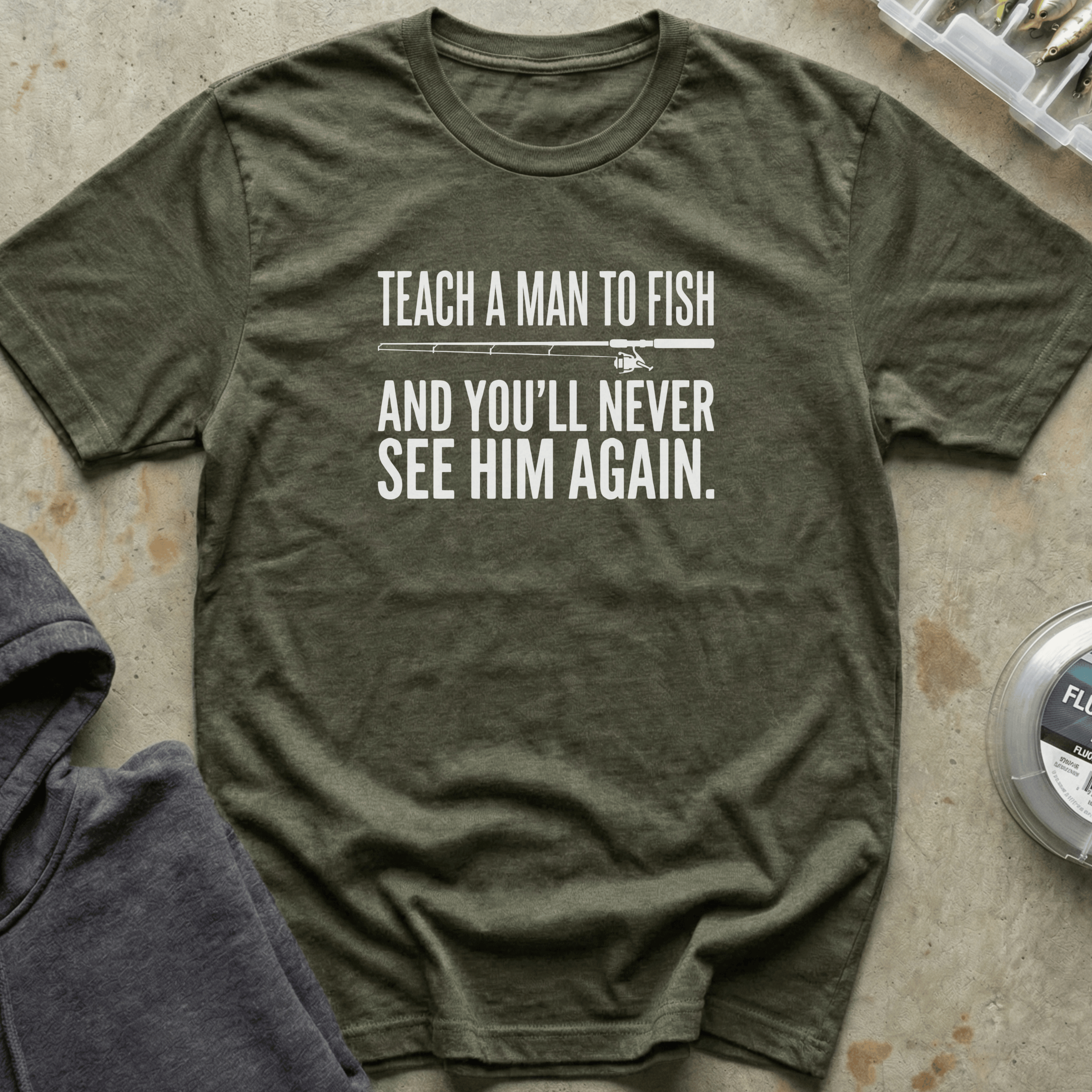 Teach A Man To Fish Tee